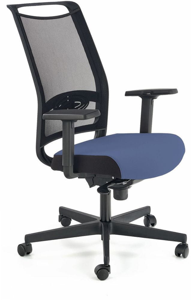 Halmar Kancelárska stolička GULIETTA ERF6026, čierna / modrá